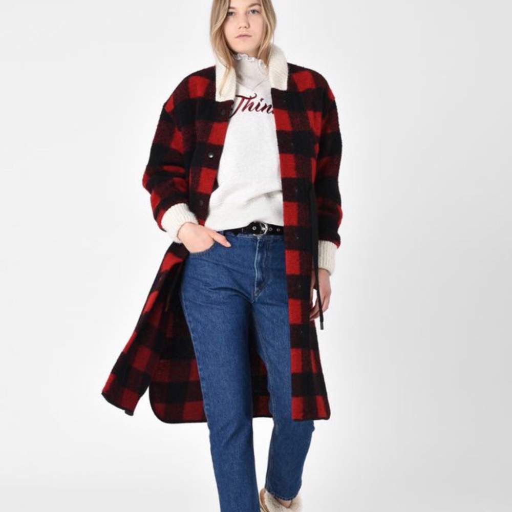 Glitz long oversized coat